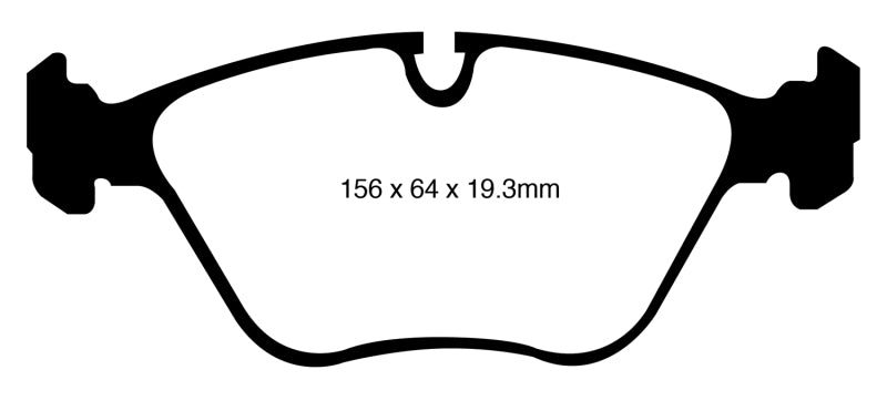 EBC 10-14 BMW X5 4.4 Twin Turbo (50) Redstuff Front Brake Pads - GTR Auto