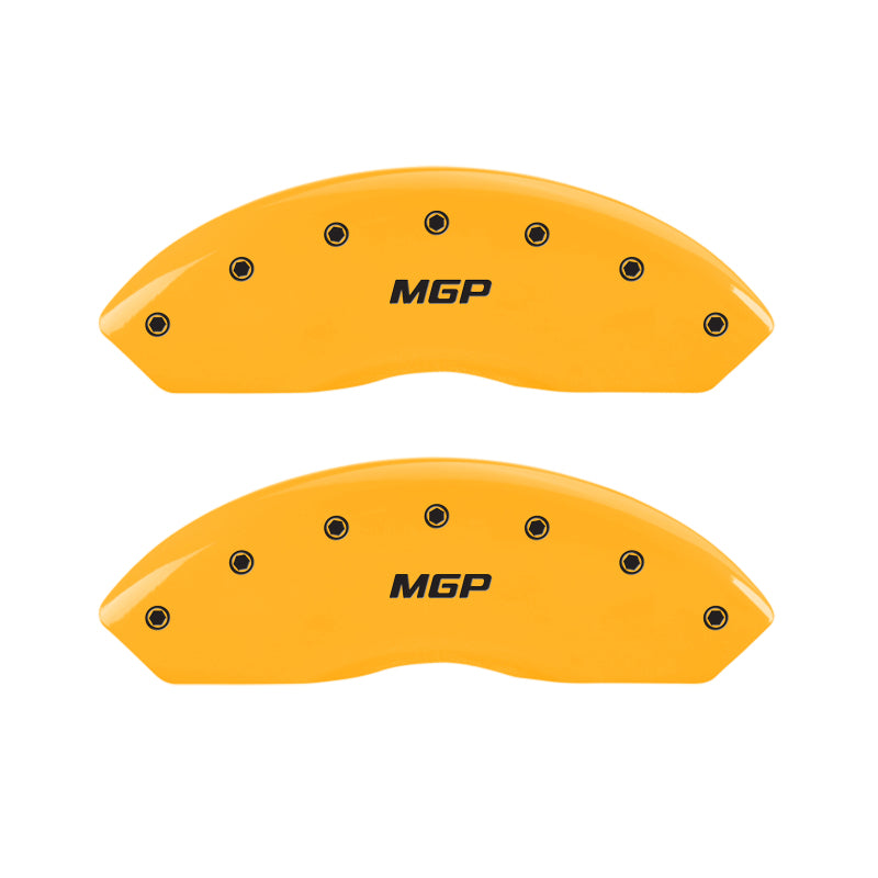 MGP 4 Caliper Covers Engraved Front & Rear MGP Yellow Finish Black Characters 2008 BMW Z4 - GTR Auto
