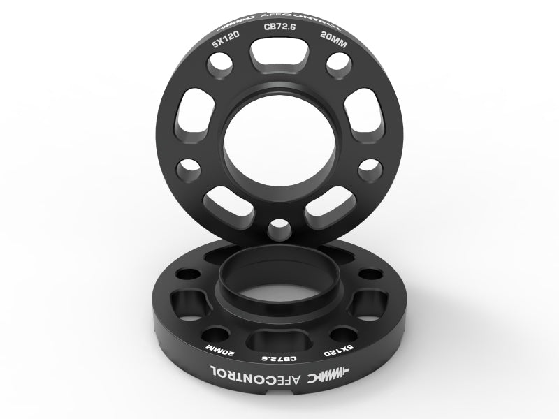 aFe CONTROL Billet Aluminum Wheel Spacers 5x120 CB72.6 20mm - BMW - GTR Auto