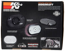 Load image into Gallery viewer, K&amp;N Street Metal Intake System Side Draft Dyna/Softail Silver Intake System-Harley-Davidson