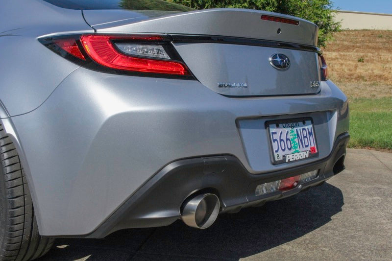 PERRIN 22-26 Subaru BRZ / Toyota GR86 Axle Back Exhaust SS (Single Side Exit w/Helmholtz Chamber) - GTR Auto