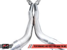 Load image into Gallery viewer, AWE Tuning 18-19 BMW F90 M5 Non-Resonated Performance Mid Pipes - GTR Auto