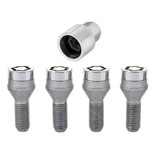 Load image into Gallery viewer, McGard Wheel Lock Bolt Set - 4pk. (Cone Seat) M12X1.25 / 19mm Hex / 25.6mm Shank Length - Chrome - GTR Auto