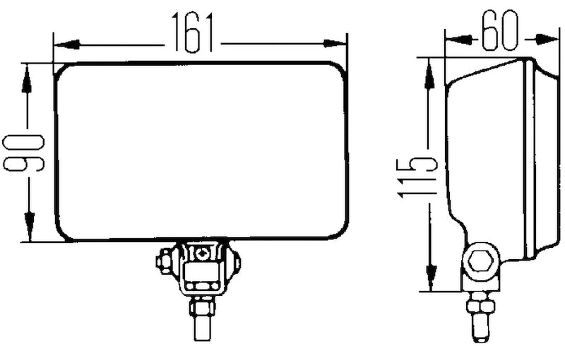 Hella Headlamp Znwh O/180Gr Swmk Mgs12 1Nb - GTR Auto