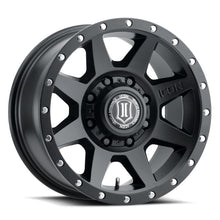 Load image into Gallery viewer, ICON Rebound 17x8.5 8x170 6mm Offset 5in BS 125mm Bore Satin Black Wheel - GTR Auto