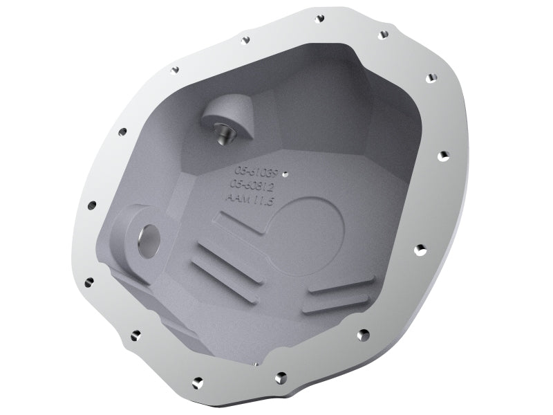 aFe Street Series Rear Differential Cover Raw w/ Machined Fins 20-21 GM Trucks V8-6.6L - GTR Auto