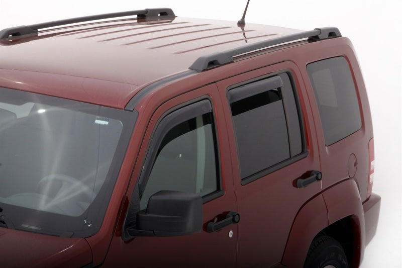 AVS 11-15 Kia Optima Ventvisor In-Channel Front & Rear Window Deflectors 4pc - Smoke - GTR Auto