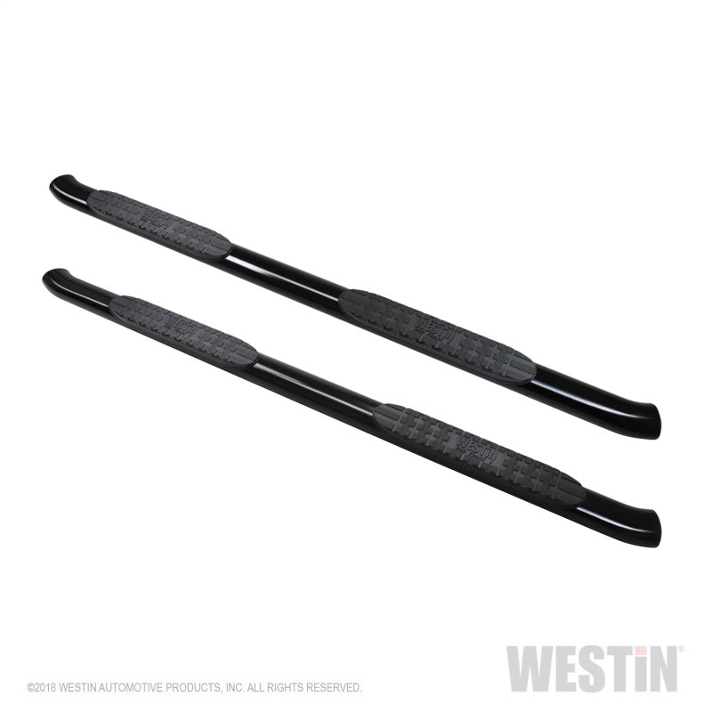 Westin 2019-2026 Chevy Silverado/Sierra 1500 Crew Cab Non LD PRO TRAXX 4 Oval Nerf Step Bars - Black - GTR Auto