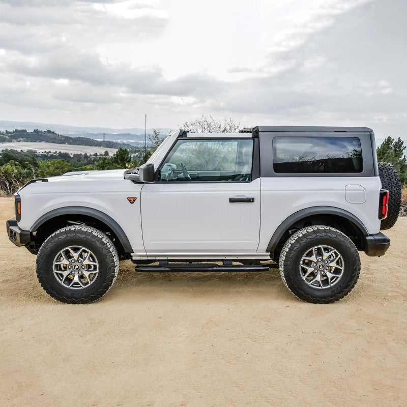 Westin 21-22 Ford Bronco (2-Door) PRO TRAXX 4 Oval Nerf Step Bars - Textured Black - GTR Auto