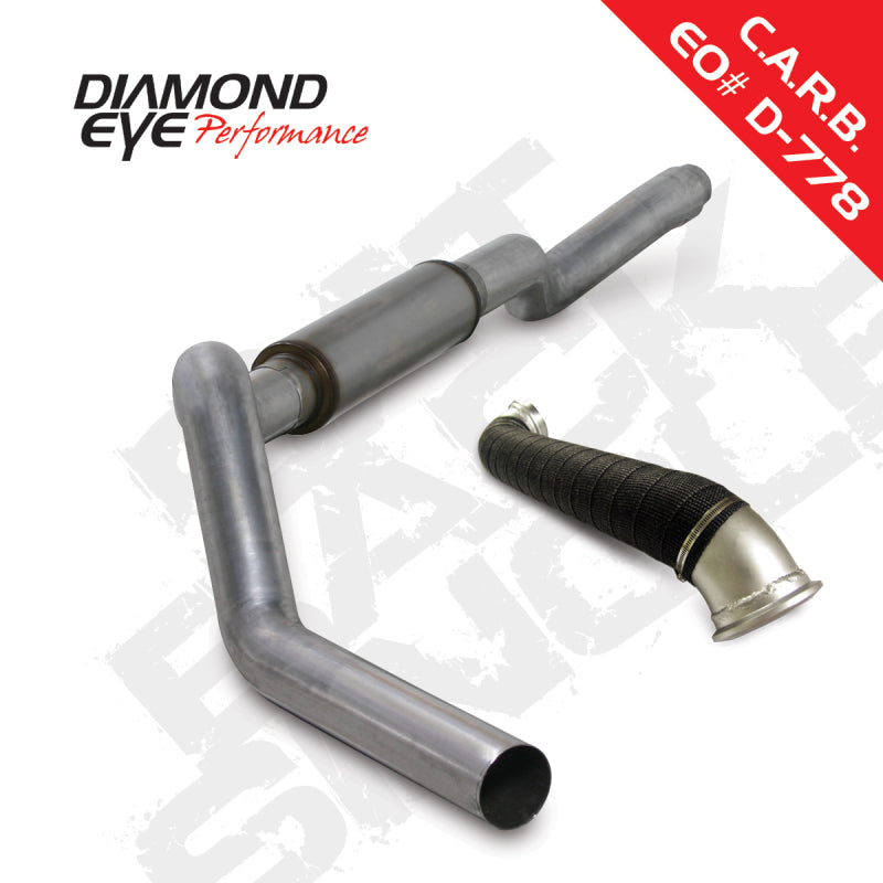 Diamond Eye KIT 5in Catback Single w/ TDP AL 06-07 Chevy/GMC 6.6L Duramax 2500/3500 - GTR Auto