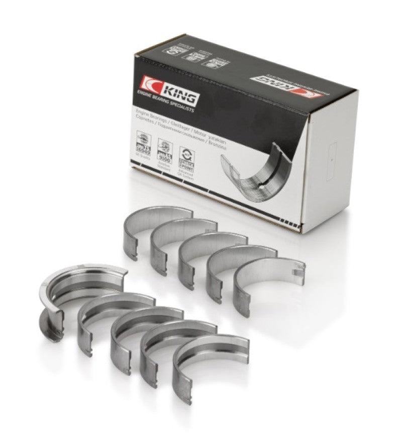 King Ford/Mazda Duratec 2.0/2.3 DOHC (Size 0.75) Silicon Bi-Metal Aluminum Main Bearing Set GMB5442SI0.75