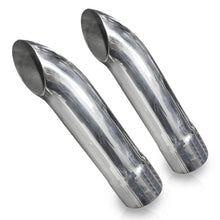 Load image into Gallery viewer, Stainless Works Short Turn Down Tips- 3in ID Inlet 3in Body