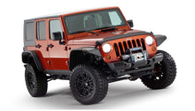 Load image into Gallery viewer, Bushwacker 07-18 Jeep Wrangler Unlimited Flat Style Flares 4pc 4-Door Sport Utility Only - Black - GTR Auto