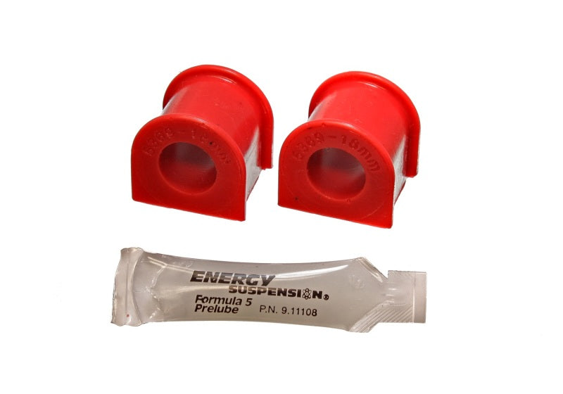 Energy Suspension 88-91 Honda Civic/CRX Red 18mm Front Sway Bar Bushings - GTR Auto