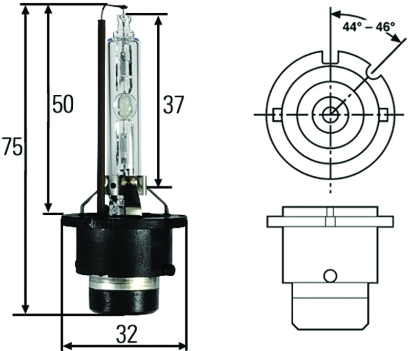 Hella D2S 35W High Intensity Discharge Capsule - GTR Auto