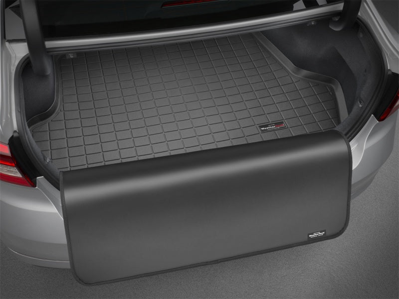 WeatherTech 05-14 Ford Mustang (w/o Shaker Pro Audio) Cargo Liner w/ Bumper Protector - Black 40534SK