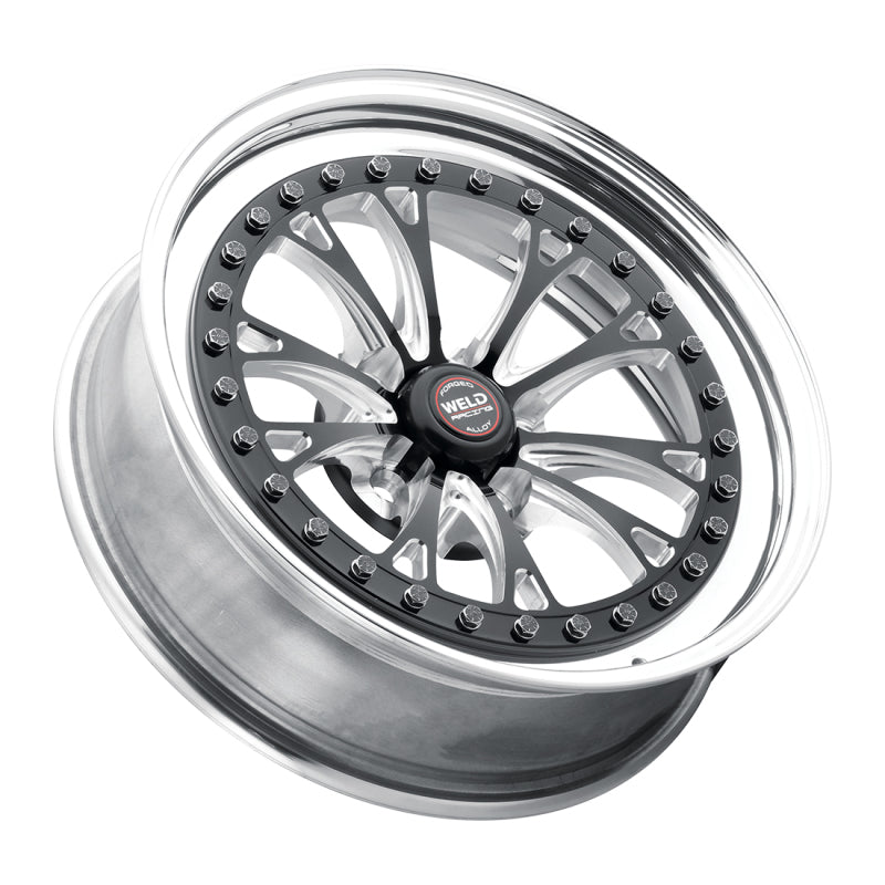 Weld Vitesse 17x10 / 5x4.5mm BP / 8in. BS Low Pad Black Wheel - Polished Non-Beadlock 94LB7100A80A