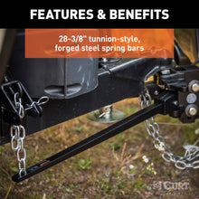 Load image into Gallery viewer, Curt Short Trunnion Bar Weight Distribution Hitch (8000-10000lbs 28-3/8in Bars)