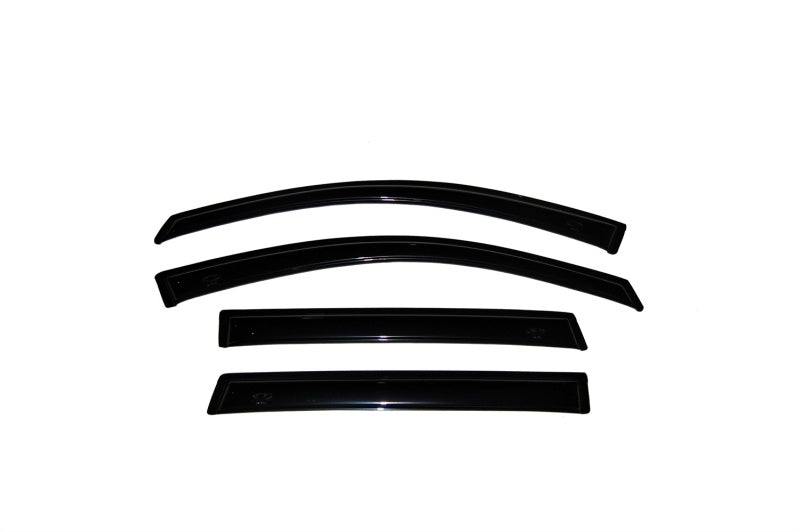 AVS 09-18 Toyota Venza Ventvisor Outside Mount Window Deflectors 4pc - Smoke - GTR Auto