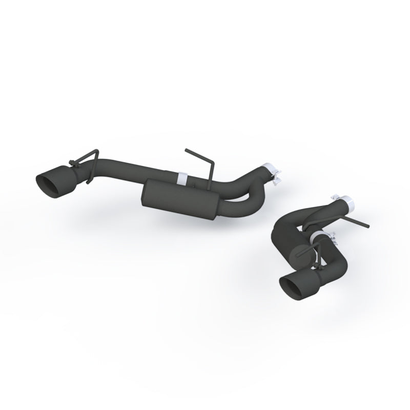 MBRP 16-19 Chevrolet Camaro 2.5in Black Coated Non NPP Axle Back Exhaust System - 4in Dual Wall Tips - GTR Auto