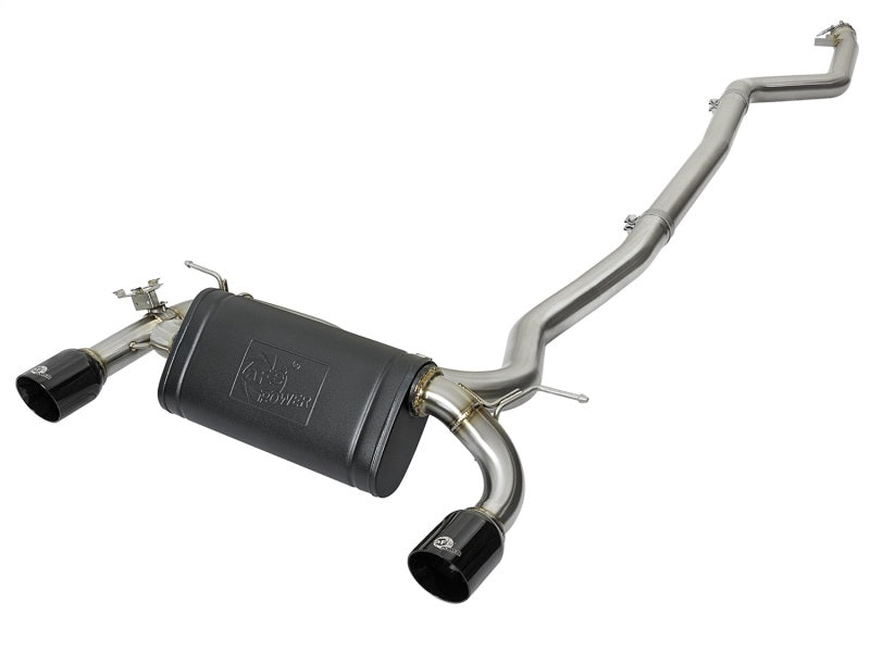 aFe MACHForce XP Exhausts Cat-Back SS 16-17 BMW 340i/iX 440i/iX (F3X) L6-3.0L (B58) w/Black Tips - GTR Auto