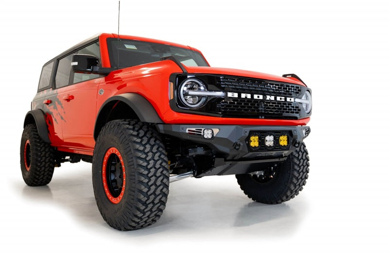 Addictive Desert Designs 21-22 Ford Bronco Bomber Front Bumper (w/ 3 Baja Designs LP4 Mounts) - GTR Auto