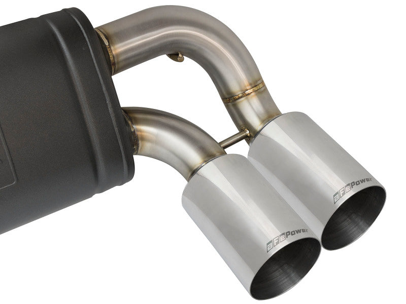 aFe 16-18 BMW M2 L6-3.0L MACH Force-Xp 3in to 2.5in 304 SS Cat-Back Exhaust System-Quad Polish Tips - GTR Auto