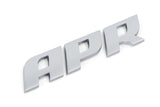 OEM Badge; w/APR Logo; Peel And Play; Matte Silver;