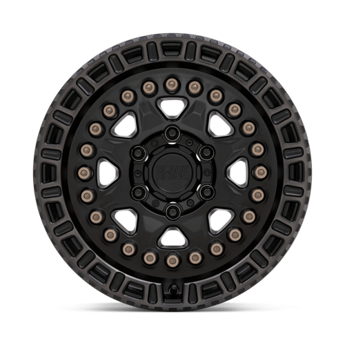 BRCBN 20X9 6X120 M-BLK MACH-RNG 10MM