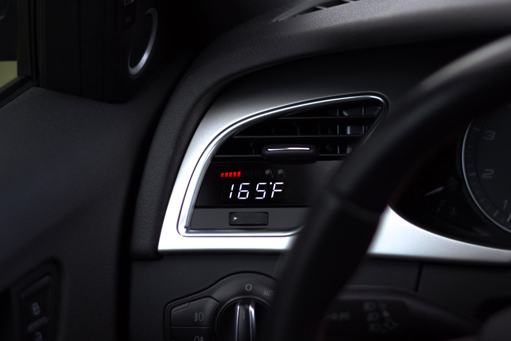 P3 V3 OBD2 - Audi B8 Gauge (2008-2016) Left Hand Drive, Pre-Installed in OEM Vent B8.5 (2013-2016) - GTR Auto