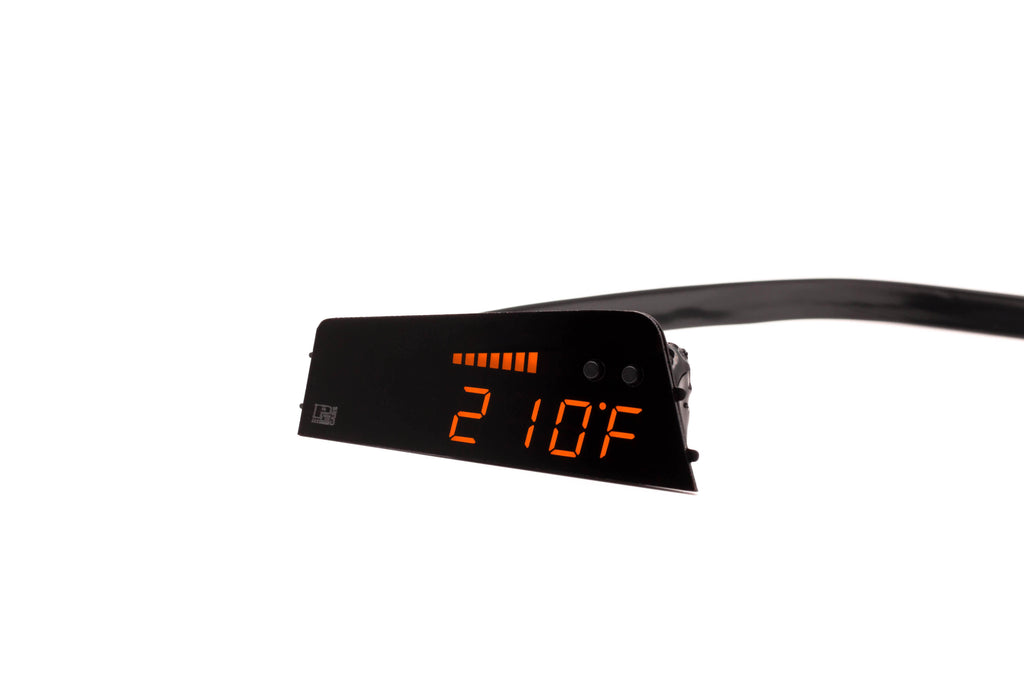 P3 V3 OBD2 - BMW F1X Gauge (2010-2017) Left Hand Drive, Orange bars / Orange digits