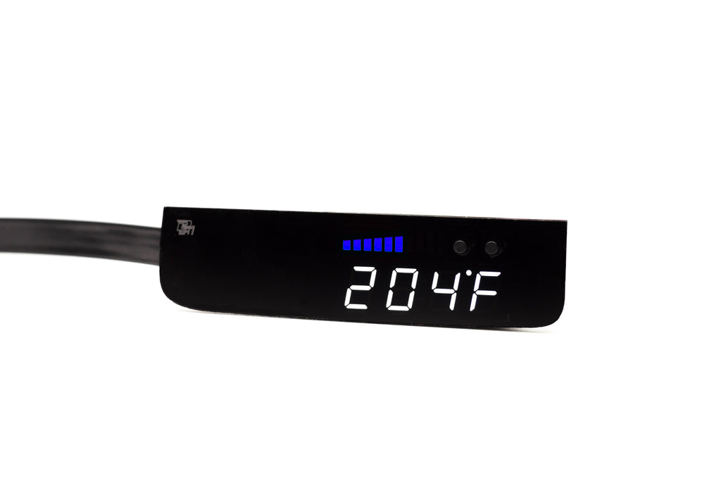 P3 Analog Gauge - VW Mk5 Polo (2009-2018) Left Hand Drive, Blue bars / White digits