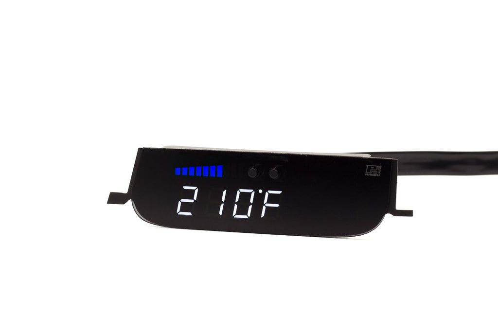 P3 V3 OBD2 - VW EOS / Scirocco Gauge (2007-2017) Left Hand Drive, Scirocco R, Blue bars / White digits - GTR Auto