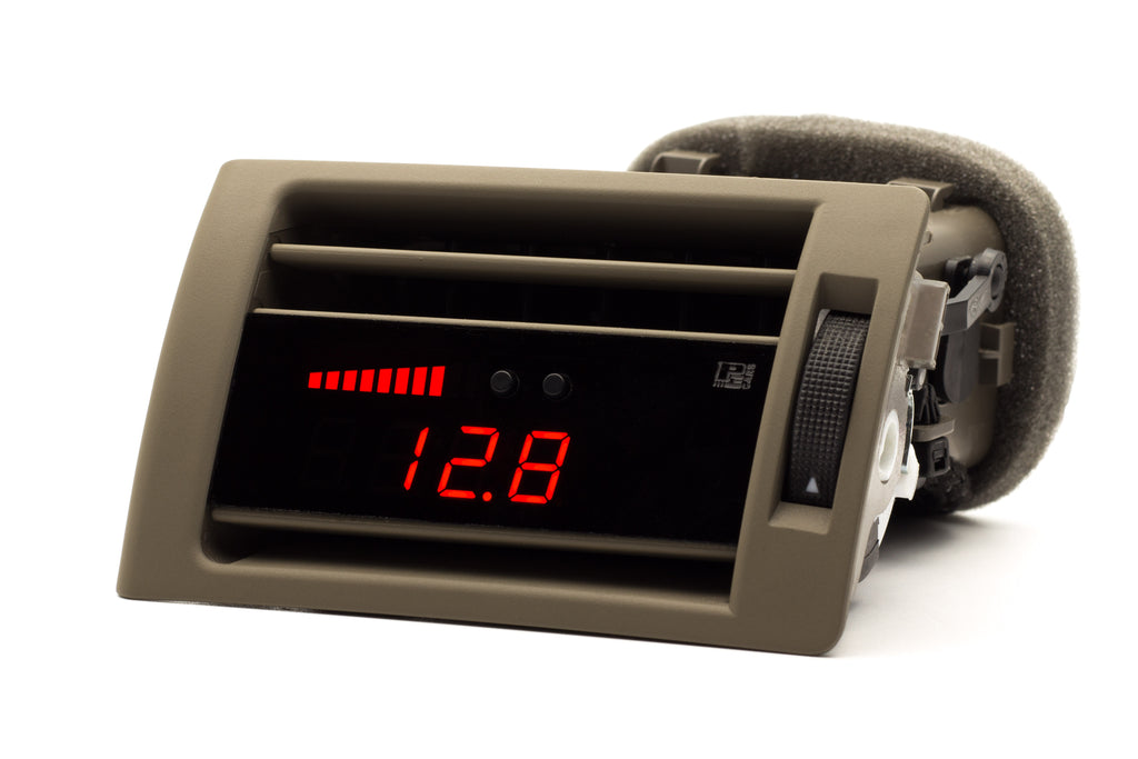 P3 Analog Gauge - Audi B7 (2006-2008) Left Hand Drive, Pre-installed in OEM Vent (TAN)
