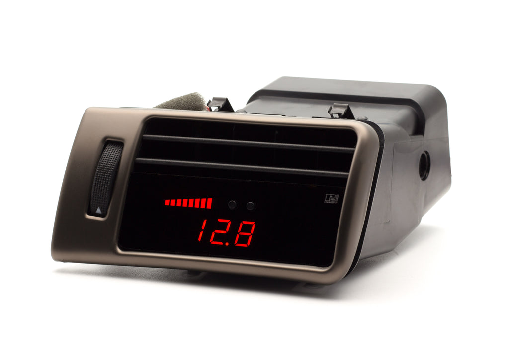 P3 Analog Gauge - Audi C5 (1997-2004) Left Hand Drive, Pre-installed in OEM Vent (BROWN)