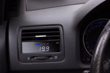 Load image into Gallery viewer, P3 Analog Gauge - VW Mk5 (2005-2009) Left Hand Drive, Blue bars / White digits, Pre-installed in OEM Vent