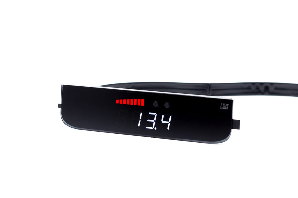 P3 Analog Gauge - VW Mk6 (2009-2013) Left Hand Drive, Red bars / White digits - GTR Auto