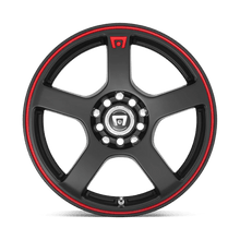 Load image into Gallery viewer, MR116 16X7 4X100/4.5 M-BLK RED-STR 40MM