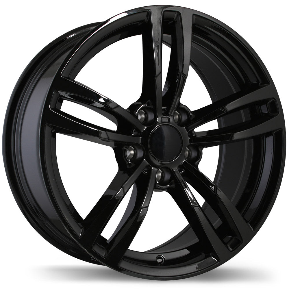 R163A 17x8.0 5x120mm +35 74.1mm BLK