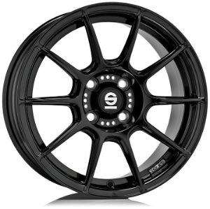 OZ SPARCO FF 1 15 X 8 +25 4 X 100 CB63.3 GLOSS BLACK