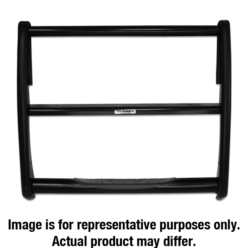 Go Rhino 09-19 Dodge Ram 1500 3000 Series StepGuard - Black (Center Grille Guard Only) - GTR Auto