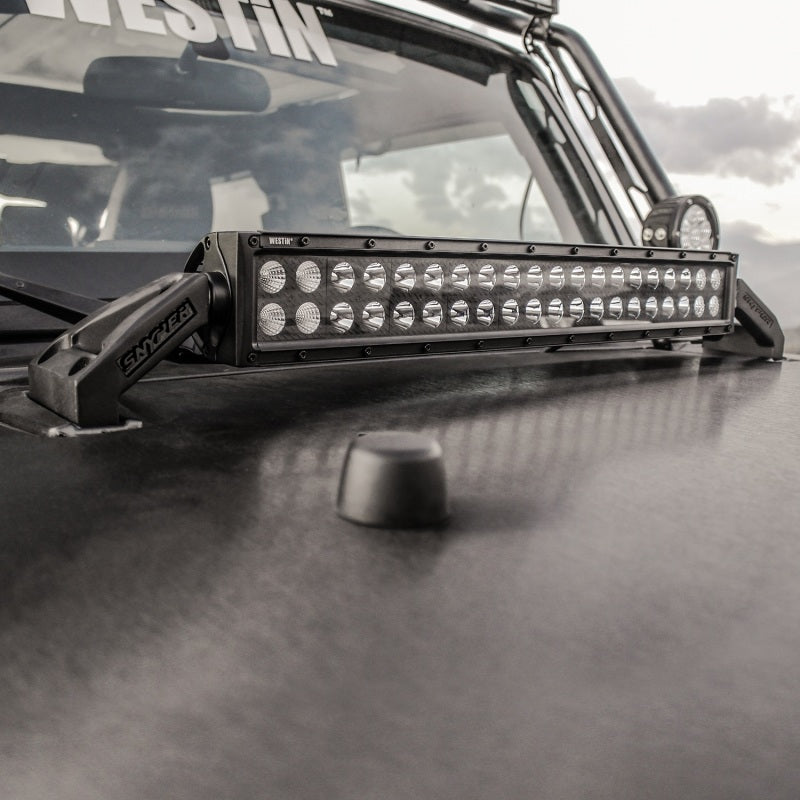 Westin/Snyper 07-17 Jeep Wrangler Snyper LED Hood Mount - Textured Black - GTR Auto