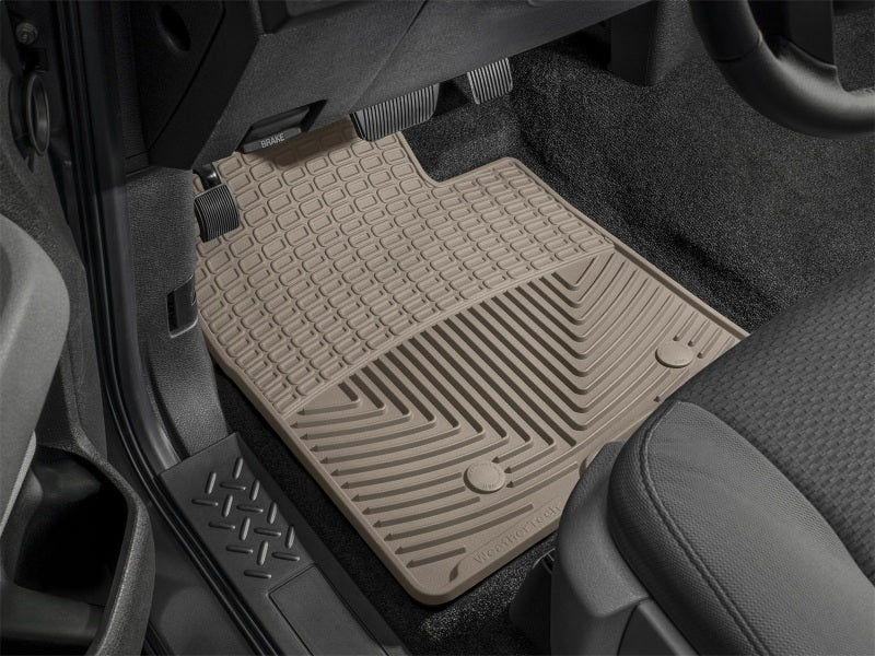 WeatherTech 10+ BMW 7-Series (F01/F02) Front Rubber Mats - Tan - GTR Auto
