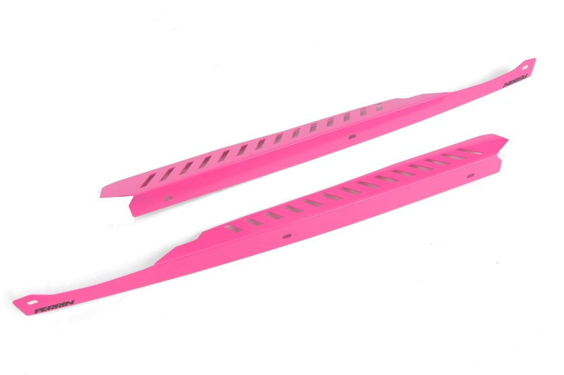 PERRIN 08-14 Subaru WRX/STI / 08-11 Impreza Fender Shroud Set - Hyper Pink - GTR Auto