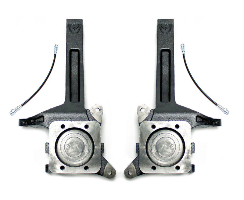 MaxTrac 07-18 Toyota Tundra 2WD 3.5in Front Lift Spindles w/Extended DOT Compliant Brake Lines - GTR Auto