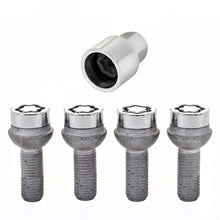 Load image into Gallery viewer, McGard Wheel Lock Bolt Set - 4pk. (Radius Seat) M12X1.5 / 17mm Hex / 27.9mm Shank Length - Chrome - GTR Auto