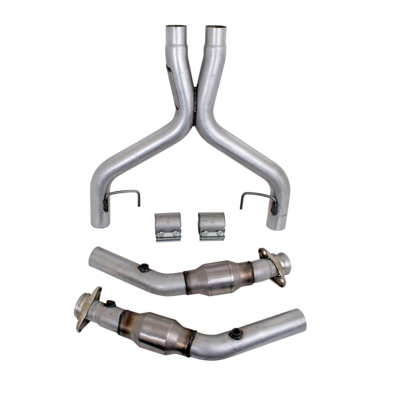 BBK 05-10 Mustang 4.6 GT High Flow X Pipe With Catalytic Converters - 2-3/4 - GTR Auto