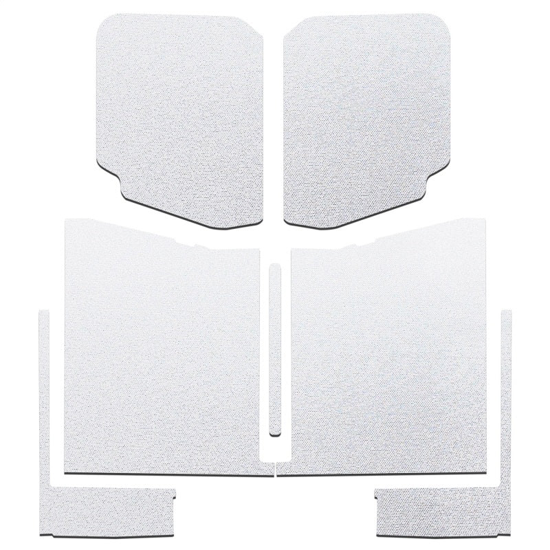 DEI 20-22 Jeep Gladiator JT 4-Door Boom Mat Complete Headliner Kit - 7 Piece - White - GTR Auto
