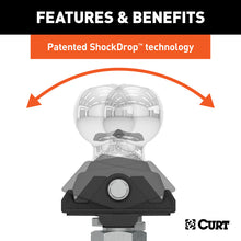Load image into Gallery viewer, Curt 2.5in Cushion Hitch Trailer Ball w/ 1in Diameter Hole (Rated for 7500lbs)