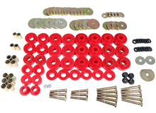 Load image into Gallery viewer, Energy Suspension 65-67 Chevrolet Biscayne/Bel Air/Caprice/Impala Body Mount Set w/ Hardware - Red 3.4172R